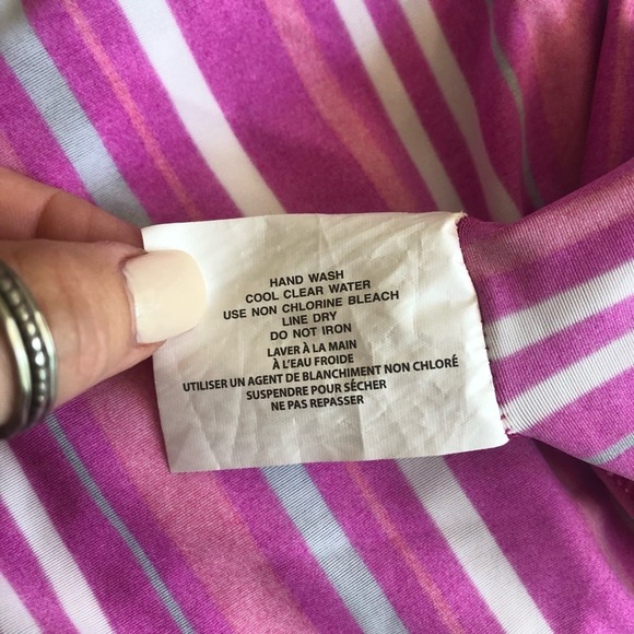 New without tags Cabelas Swim Tankini Top Striped Woman’s Size M - Picture 5 of 5